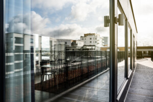 Traryd Optimal Gemensam lokal på taket av ett flerfamiljshus