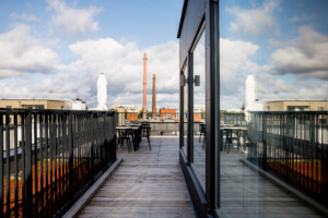 Traryd Optimal Gemensam lokal på taket av ett flerfamiljshus